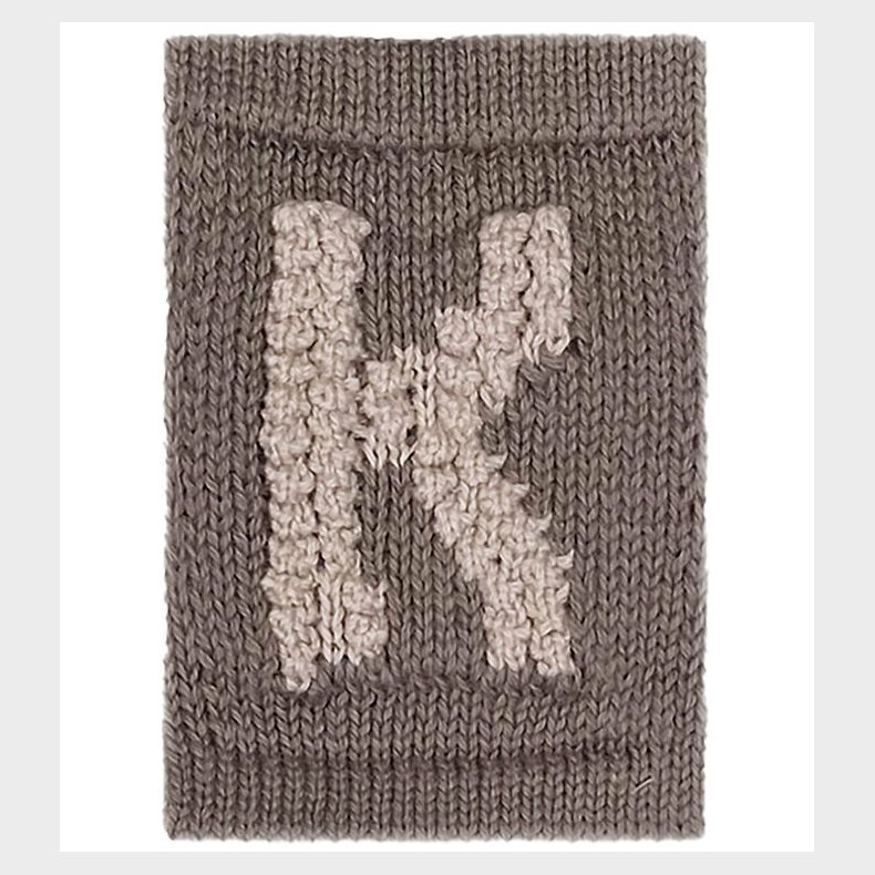 Smallstuff Strikket Bogstav - K - Natur Alfabet