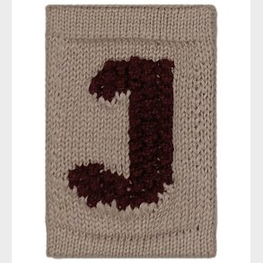 Smallstuff Strikket Bogstav - J - Rosa Alfabet