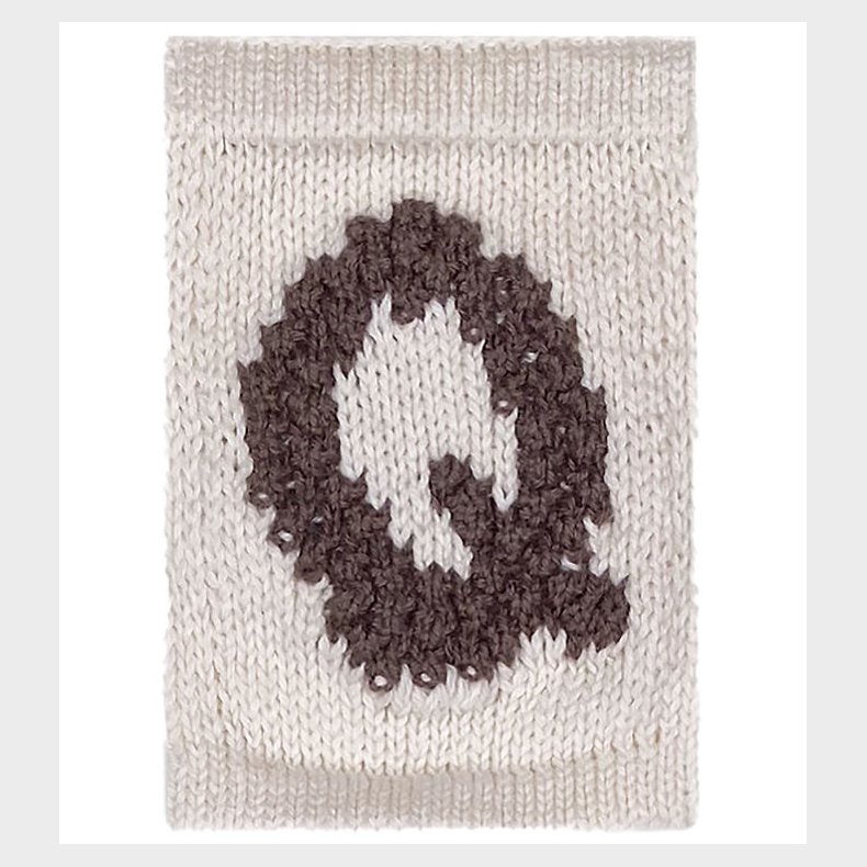 Smallstuff Strikket Bogstav - Q - Natur Alfabet