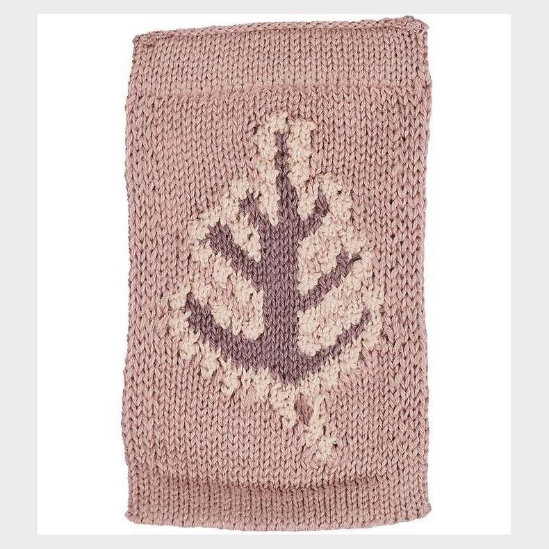 Smallstuff Strikket Flag - Blad - Rosa Motiv