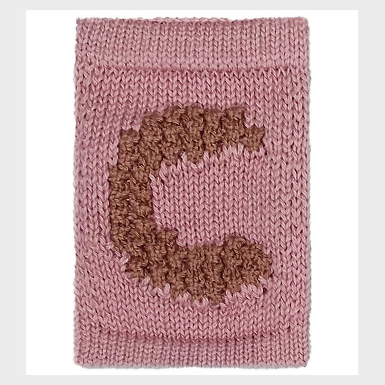 Smallstuff Strikket Bogstav - C - Rosa Alfabet