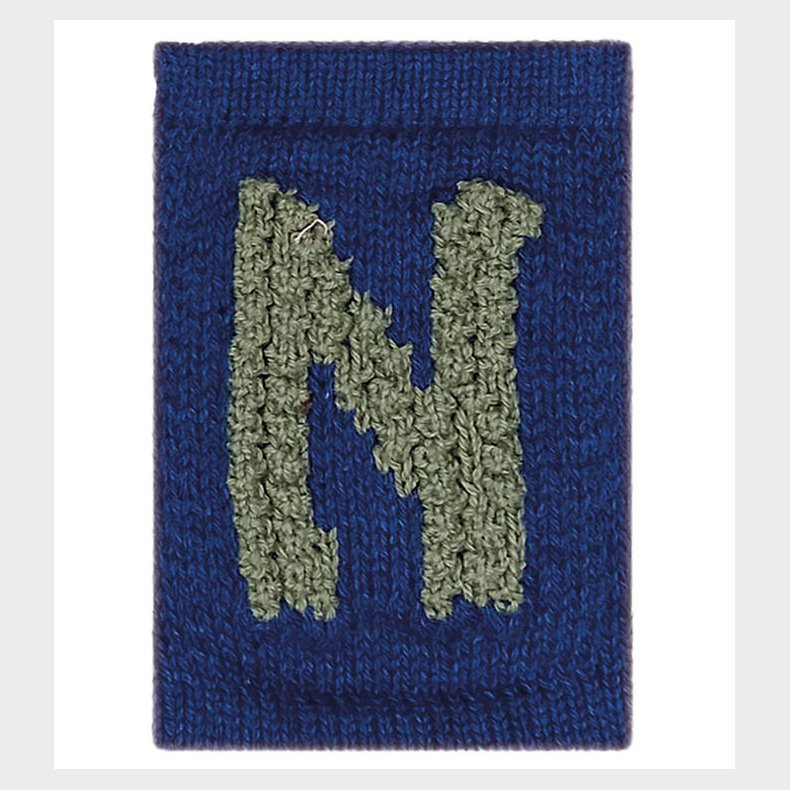 Smallstuff Strikket Bogstav - N - Bl� Alfabet
