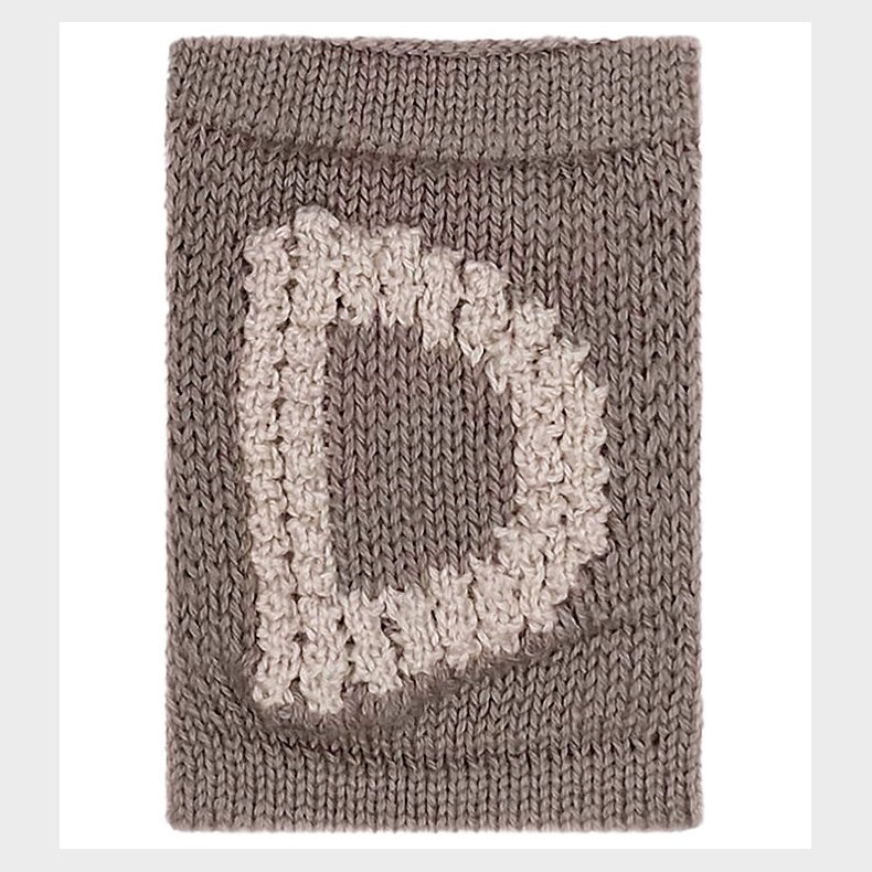 Smallstuff Strikket Bogstav - D - Natur Alfabet