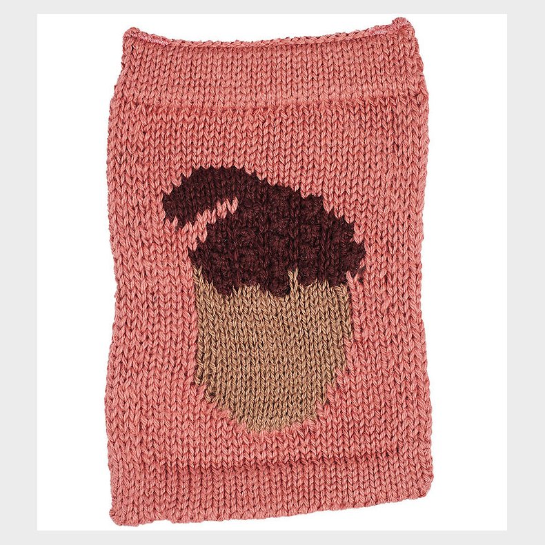 Smallstuff Strikket Flag - N�d - Rosa Motiv