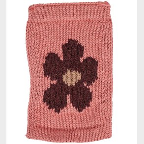 Smallstuff Strikket Flag - Blomst - Rosa Motiv