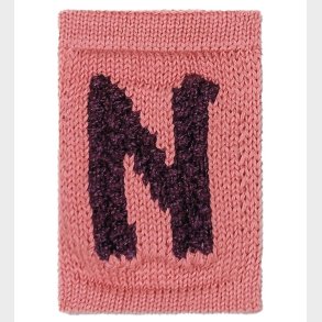 Smallstuff Strikket Bogstav - N - Rosa Alfabet