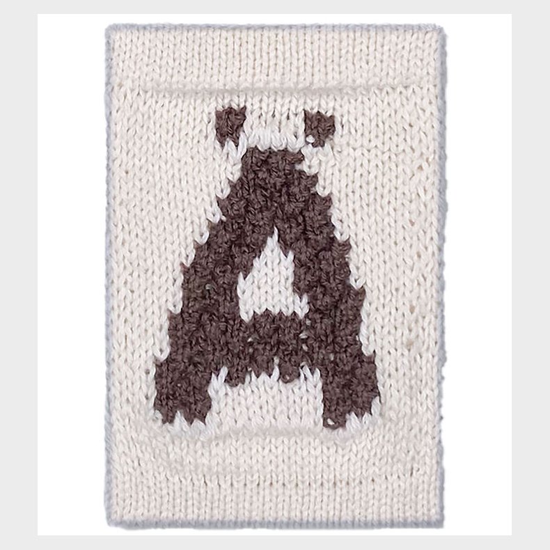 Smallstuff Strikket Bogstav - � - Natur Alfabet