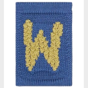 Smallstuff Strikket Bogstav - W - Bl� Alfabet