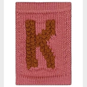 Smallstuff Strikket Bogstav - K - Rosa Alfabet
