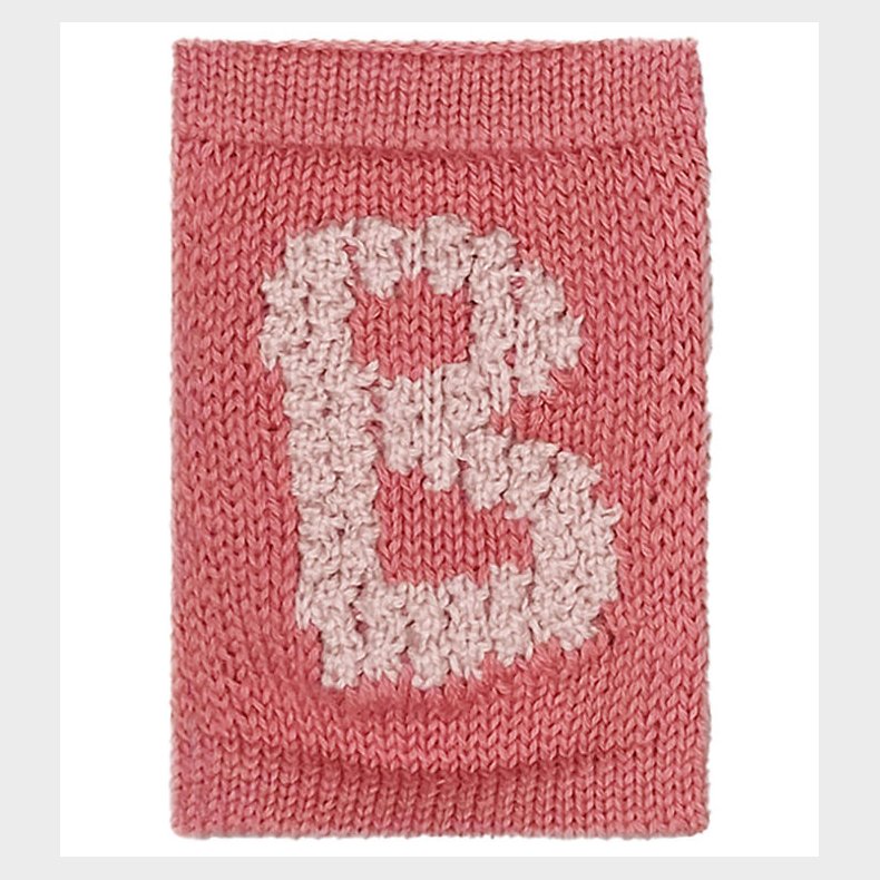 Smallstuff Strikket Bogstav - B - Rosa Alfabet