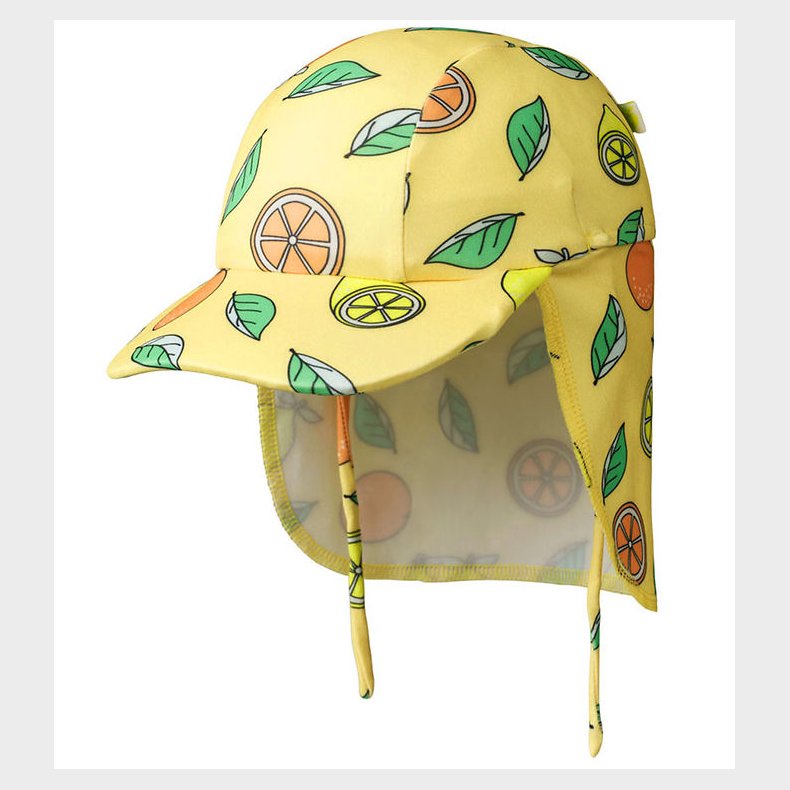 Smfolk Badehat - UV50+ - Custard m. Citroner og Appelsiner