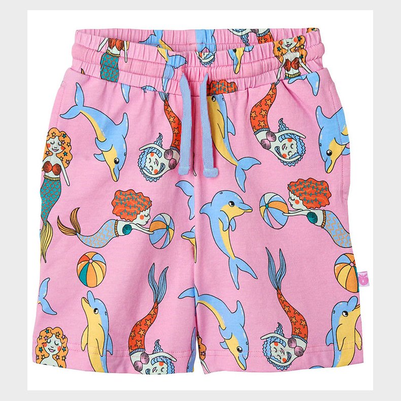 Smfolk Shorts - Pink lavender m. Havfruer Og Delfiner