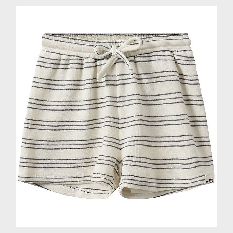 Sofie Schnoor Shorts - Modal - Antique White W. Blue