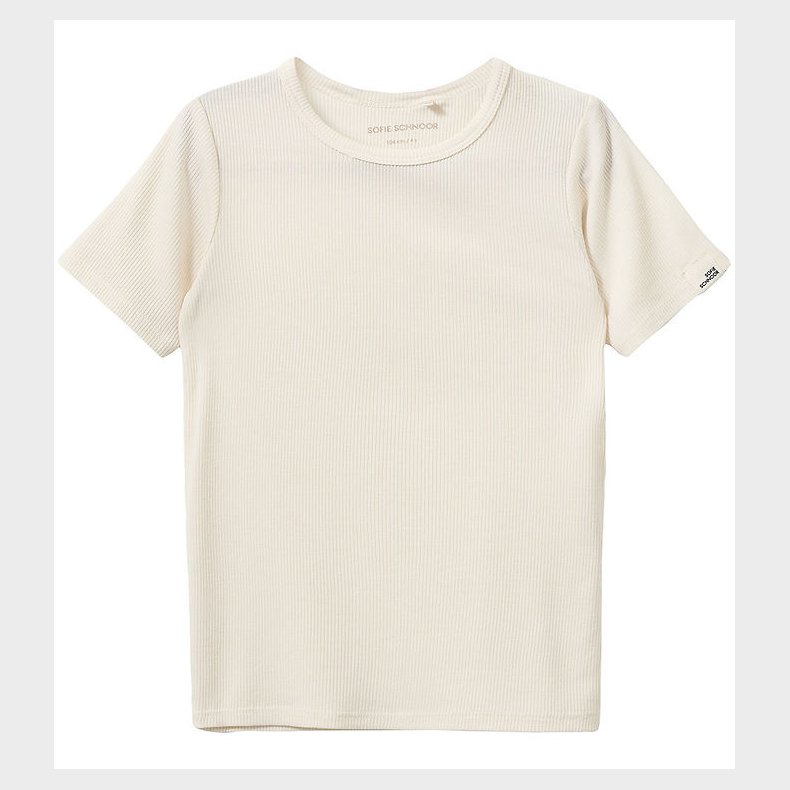Sofie Schnoor T-Shirt - Rib - PiperSK - Off White