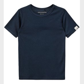 Sofie Schnoor T-Shirt - Rib - PiperSK - Navy Blue