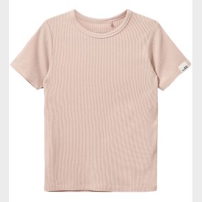 Sofie Schnoor T-Shirt - Rib - PiperSK - Light Rose