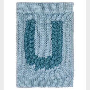 Smallstuff Strikket Bogstav - U - Bl� Alfabet
