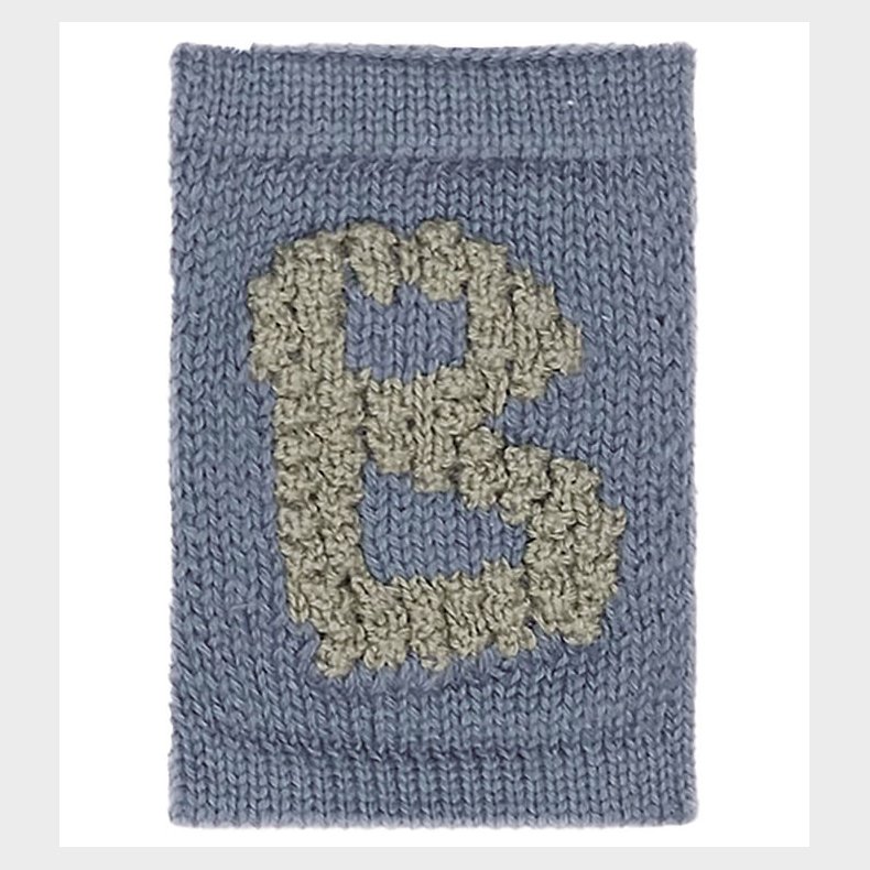 Smallstuff Strikket Bogstav - B - Bl� Alfabet