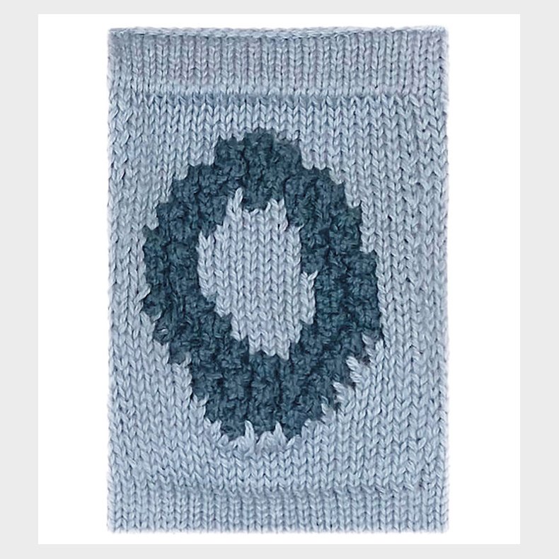 Smallstuff Strikket Bogstav - O - Bl� Alfabet