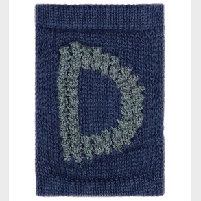 Smallstuff Strikket Bogstav - D - Bl� Alfabet
