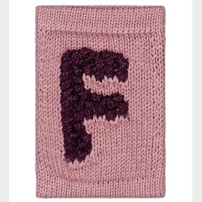 Smallstuff Strikket Bogstav - F - Rosa Alfabet