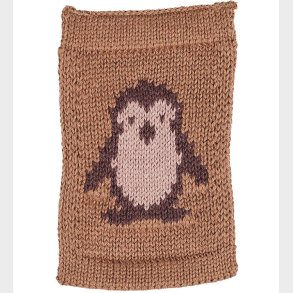 Smallstuff Strikket Flag - Pingvin - Rosa Motiv