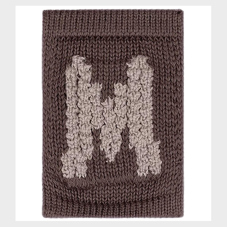 Smallstuff Strikket Bogstav - M - Natur Alfabet