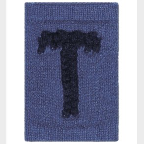Smallstuff Strikket Bogstav - T - Bl� Alfabet