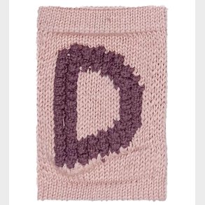 Smallstuff Strikket Bogstav - D - Rosa Alfabet