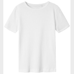 Name It T-Shirt - Rib - NkfFikate - Lucent White