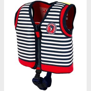 Konfidence Svmmevest - UV50+ - Bl/Hvid