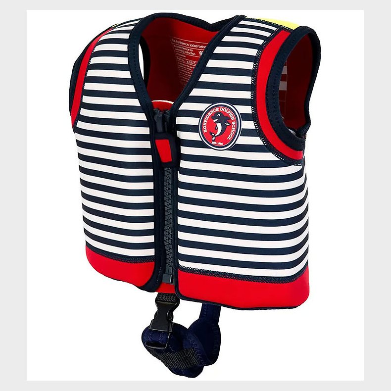 Konfidence Svmmevest - UV50+ - Bl/Hvid