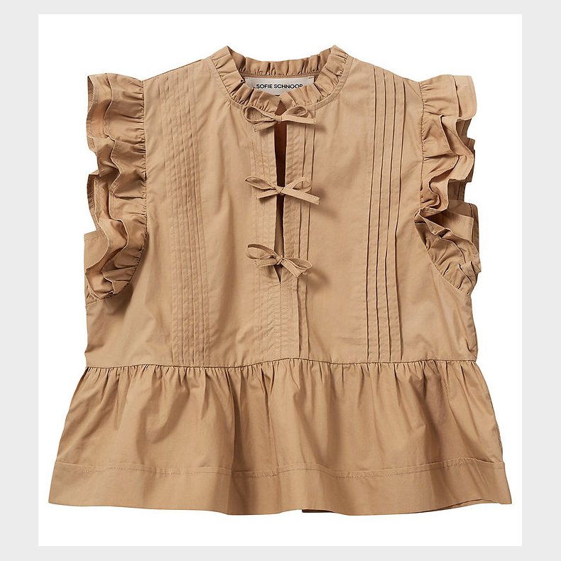 Sofie Schnoor Top - Juliettesy - Camel