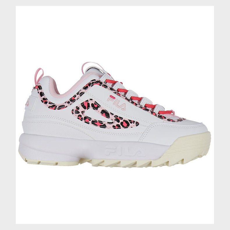 Fila Sko - Disruptor P Teens - Hvid/Leopard
