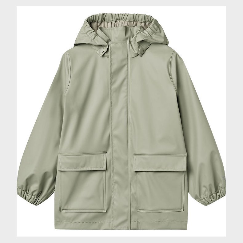 Wheat Regnjakke - PU - Ollo - Green Tea