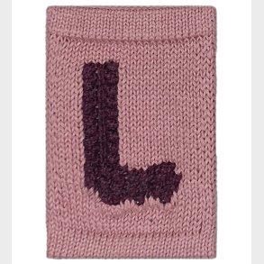 Smallstuff Strikket Bogstav - L - Rosa Alfabet