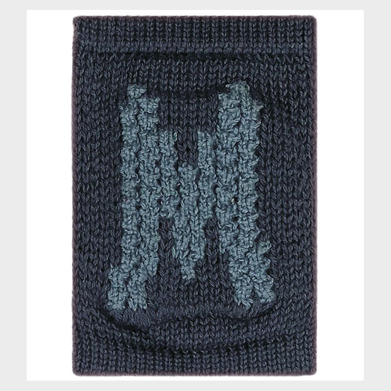Smallstuff Strikket Bogstav - M - Bl� Alfabet