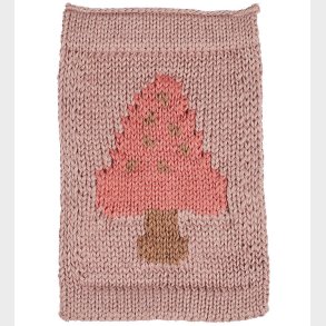 Smallstuff Strikket Flag - Svamp - Rosa Motiv