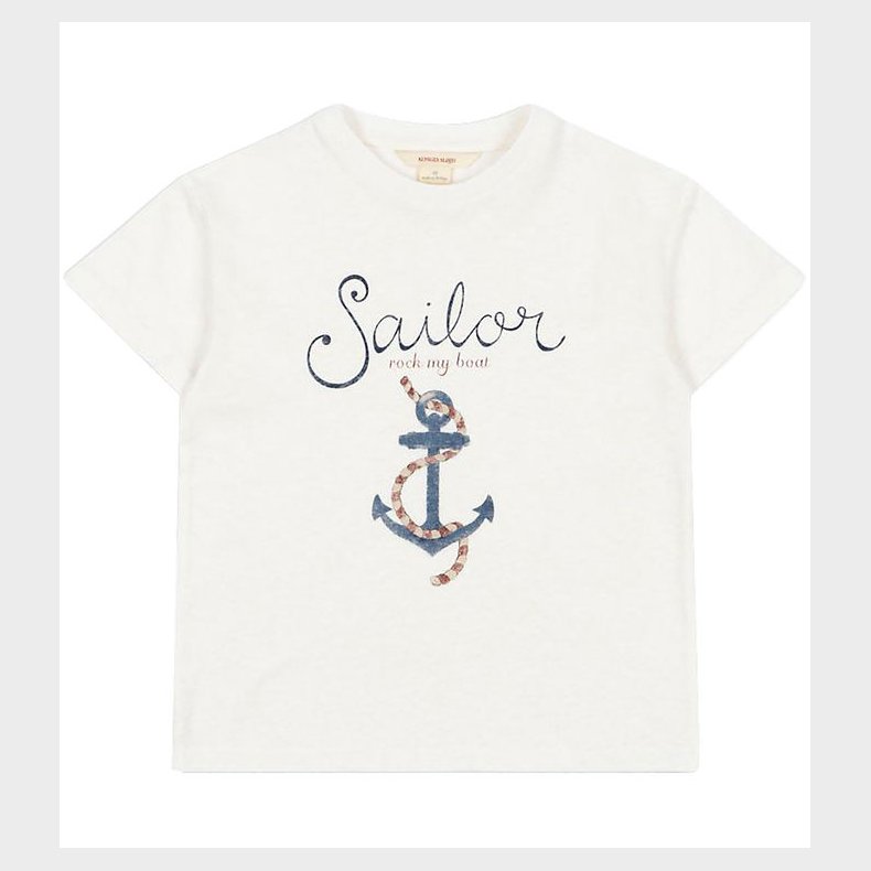 Konges Sljd T-shirt - Era - Off White/Sailor