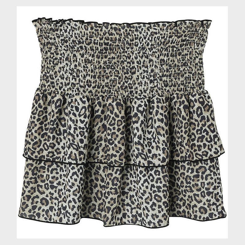 LMTD Nederdel - NlfLeosandy - Mocha Meringue/Leopard