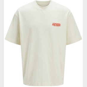 Jack & Jones T-shirt - JcoInterlude - Sweet Corn m. Tekst