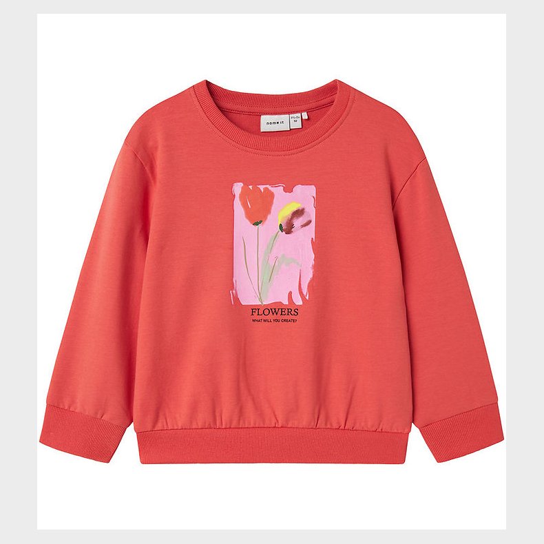 Name It Sweatshirt - NmfFatima - Spiced Coral