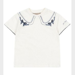 Konges Sljd T-shirt - Era - Off White/Bow Collar