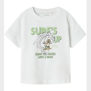 Name It T-shirt - NmmVagno - Bright White/Tiger Surf