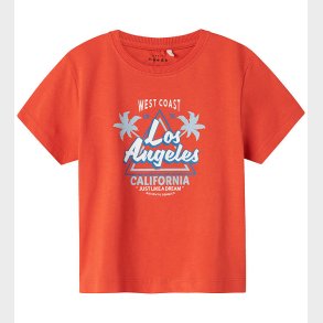 Name It T-shirt - NmmVagno - Paprika/LA