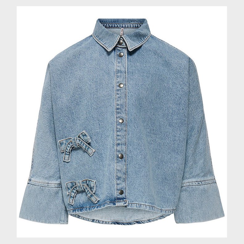 Kids Only Skjorte - KogGrace - Light Blue Denim