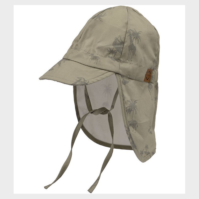 Mikk-Line Solhat - Long Neck - UV50+ - Kelp m. Print