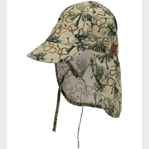 Mikk-Line Legionrhat - Long Neck - UV50+ - Gray Green m. Print