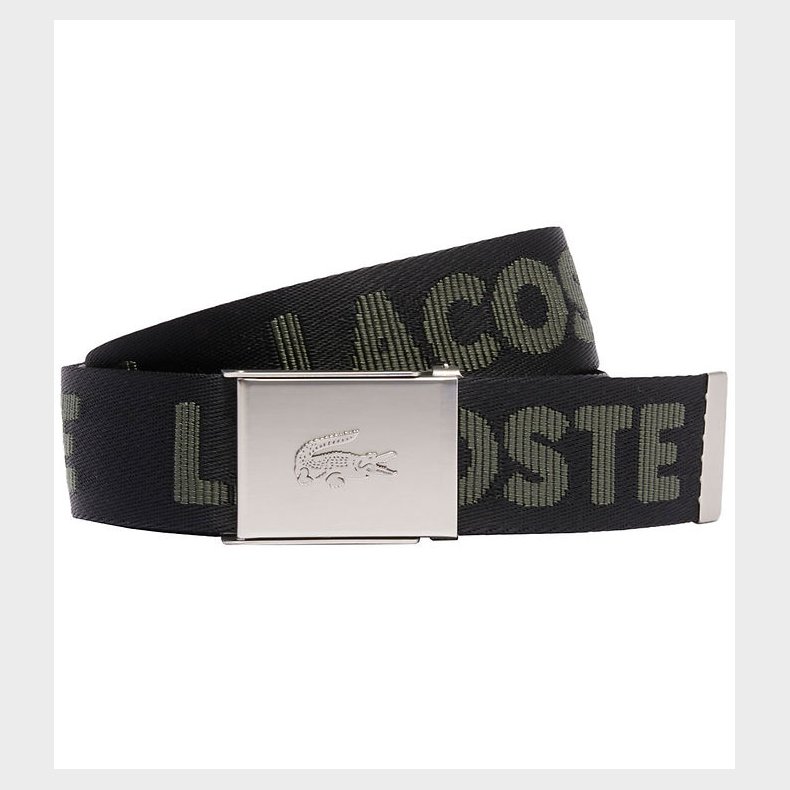 Lacoste Blte - Jaquard Webbing - Noir Escadron