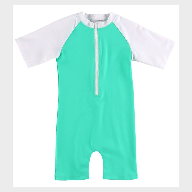 Petit Crabe Badeheldragt - Multicolor - UV50+ - Parrot/White